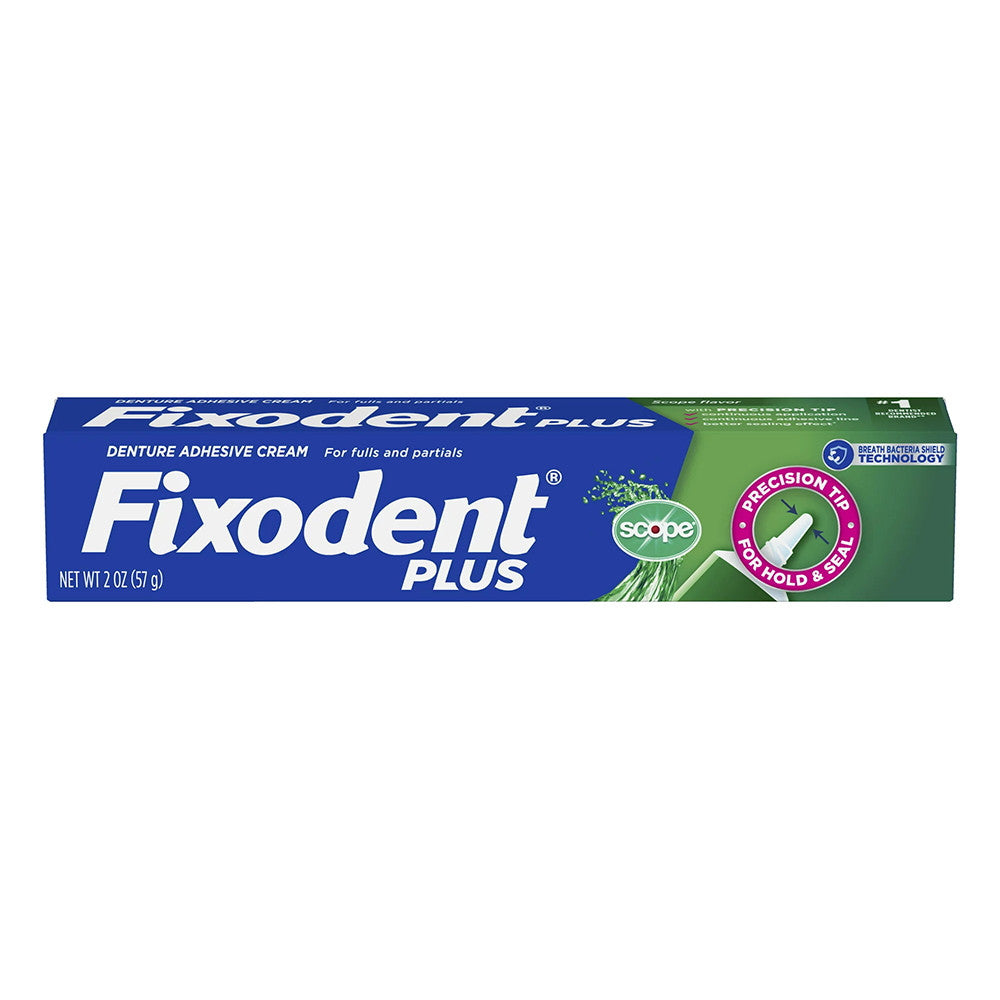 Fixodent Plus Scope Precision Hold and Seal Adhesive Cream, 2 Oz